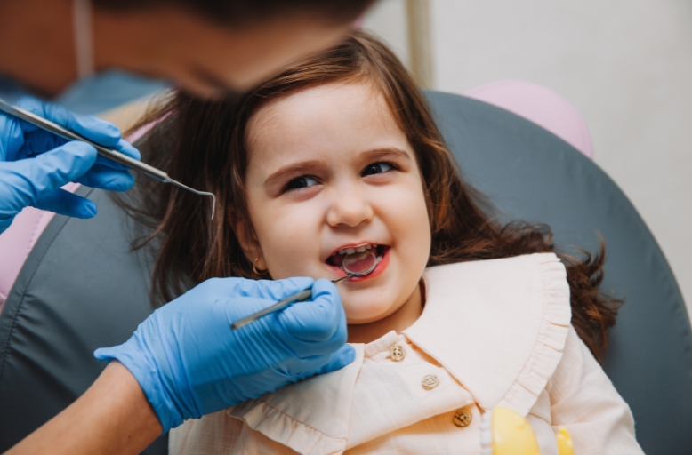 child chipped baby tooth treatment pediatric dentist Spokane Valley